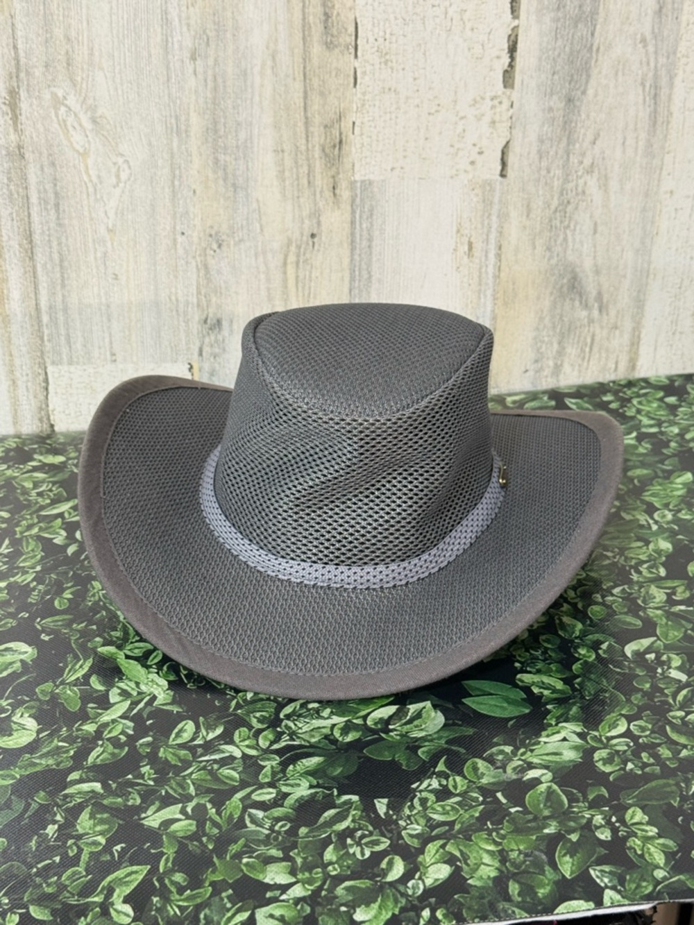 Scala Sport Gray Mesh Safari Hat